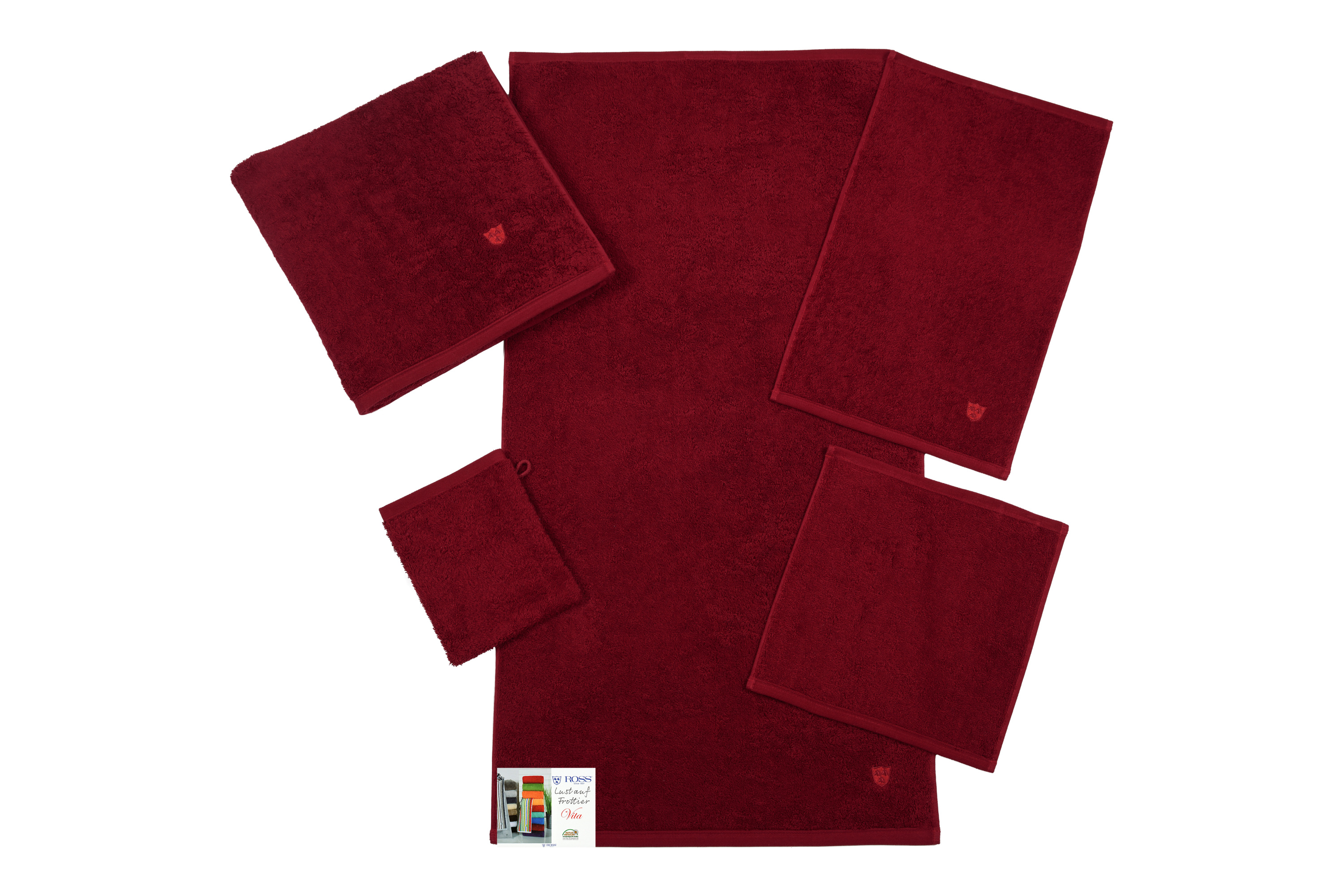 Handtuch VITA marsala
