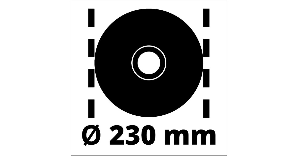 EINHELLHaakse slijpmachine TE-AG 230 haakse slijper  (Rood/zwart)