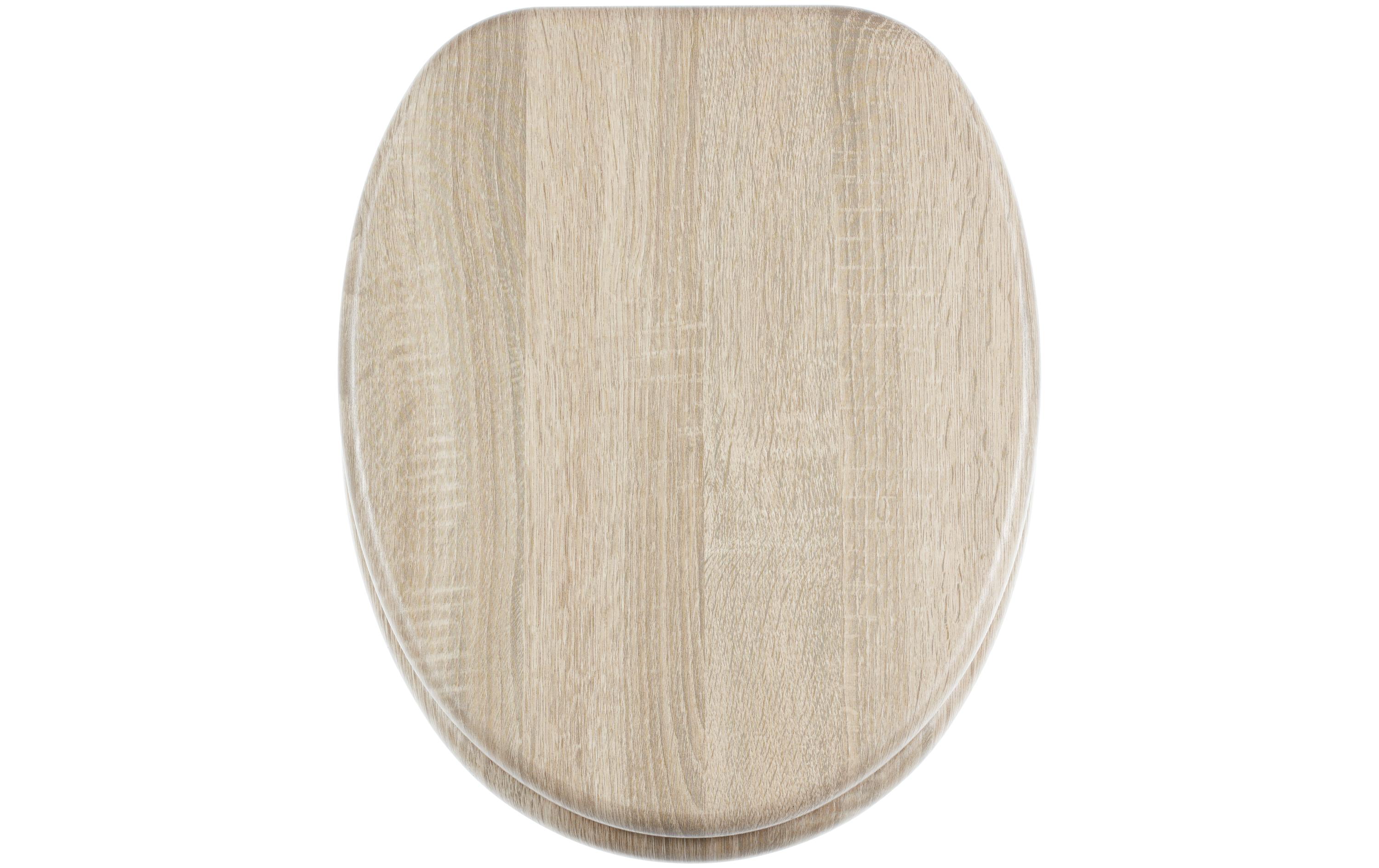 Toilettensitz Forest mit Absenkautomatik, BraunWC-Sitz aus Holz