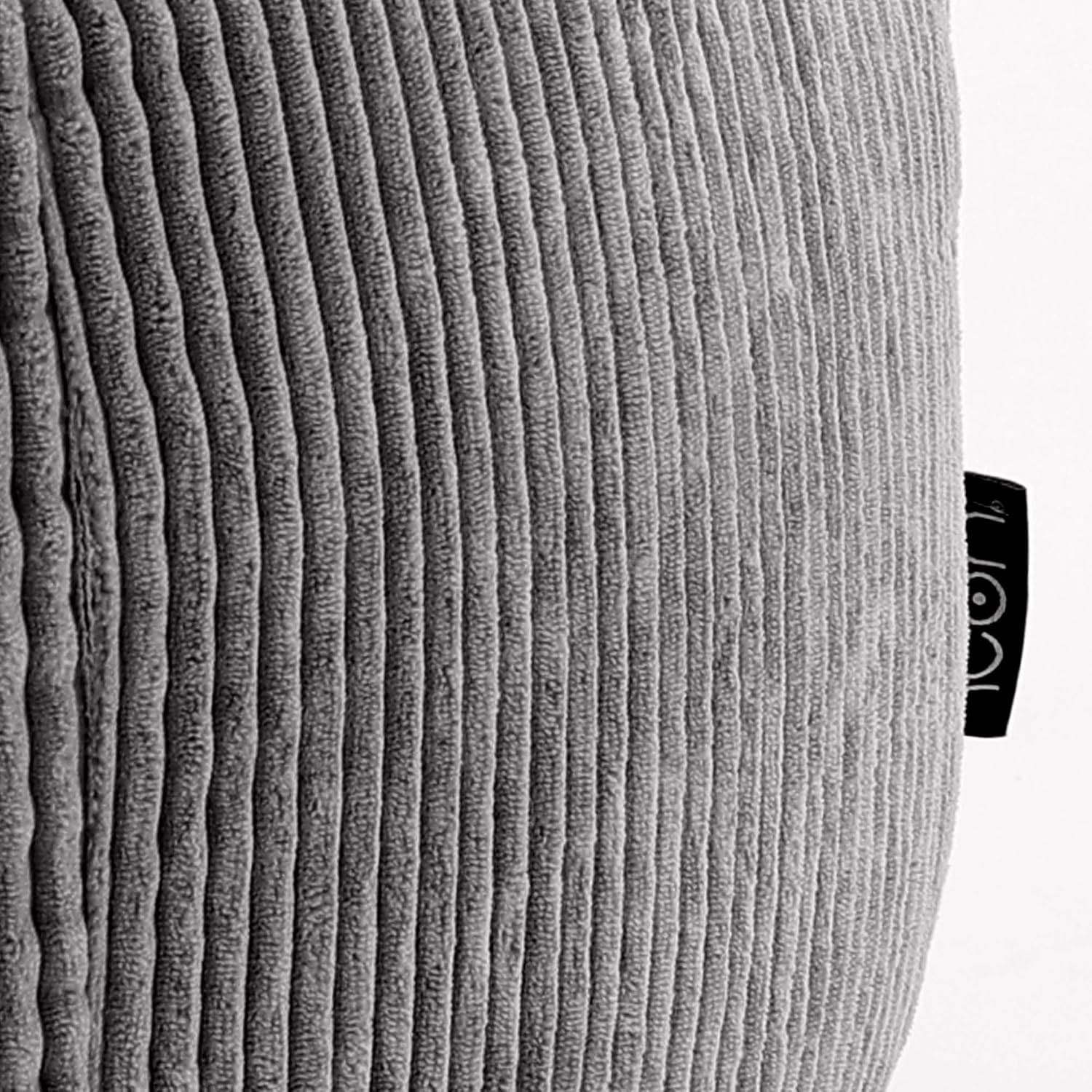 Icon Kingston Sitzsack Cord, Dunkelgrau, 2er Pack, Sitzsack Erwachsene mit Füllung, Bean Bag, Cord Sessel, Lounge Sessel, Lounge Stuhl, Schlafzimmer, Wohnzimmer, Wohnzimmer Möbel