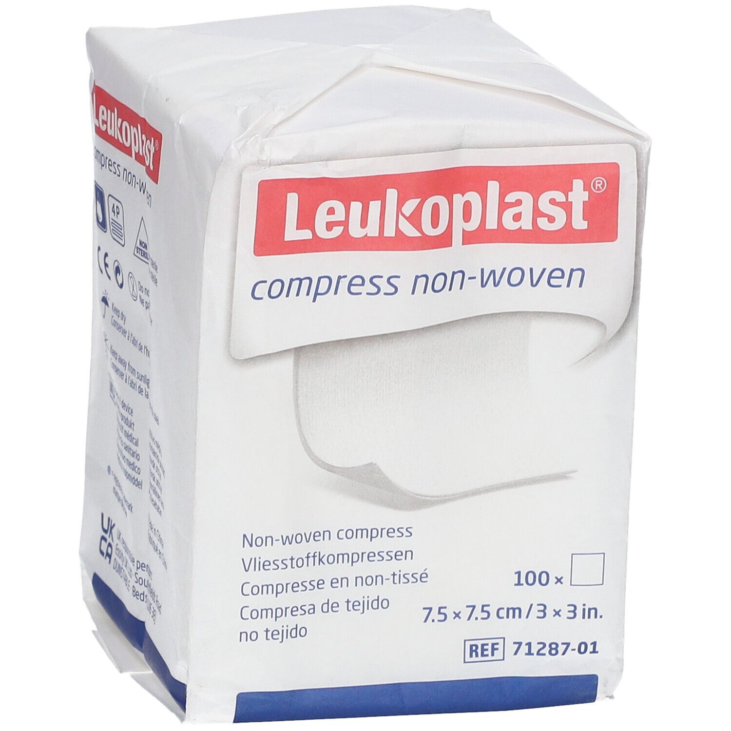 Leukoplast® compress non-woven 7,5 x 7,5 cm