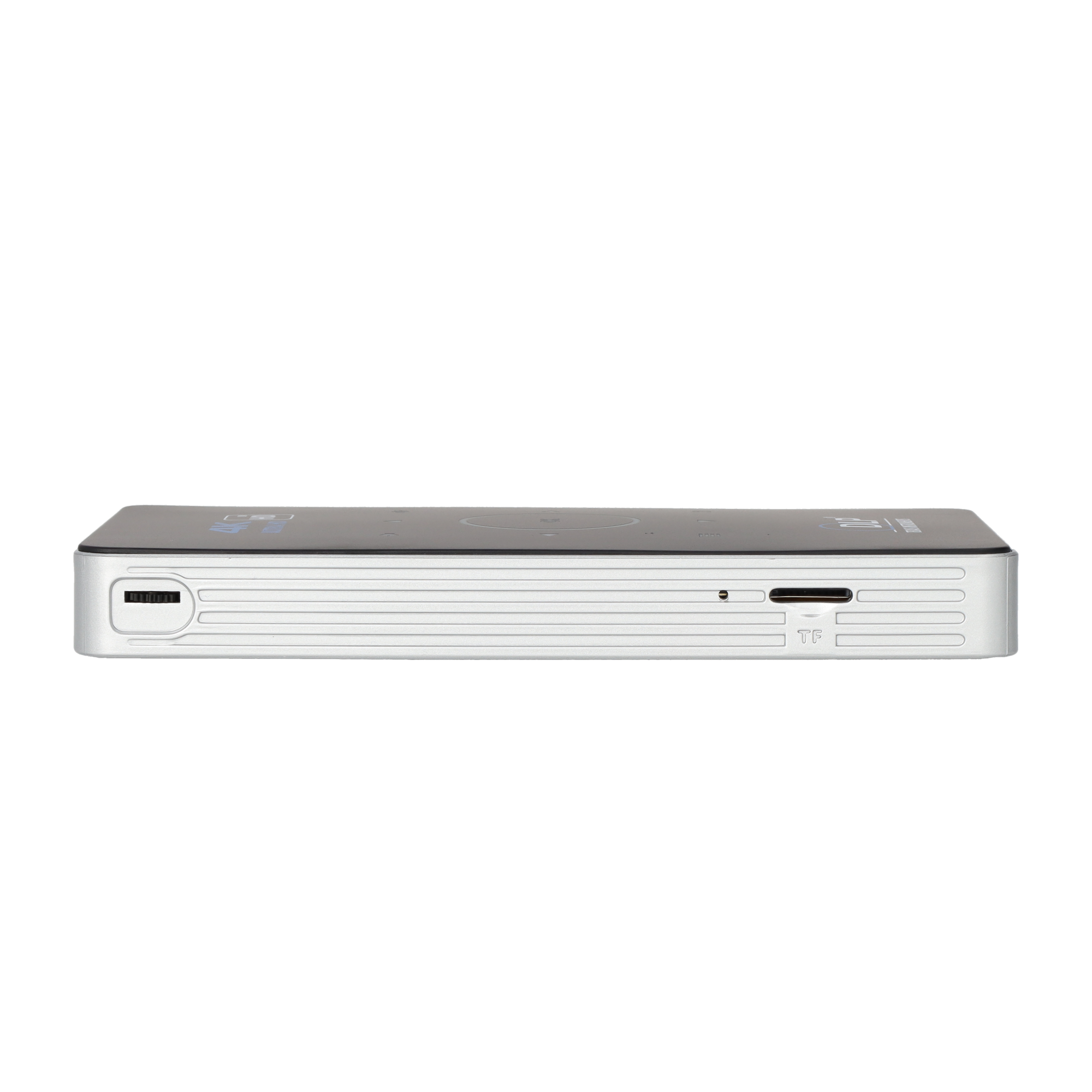 Mini DLP LED Projektor 1080p 4K Full-HD Support Outdoor Beamer (1500LM) mit Android / HDMI / MicroSD / WiFi / Bluetooth / Apple Airplay   Akku