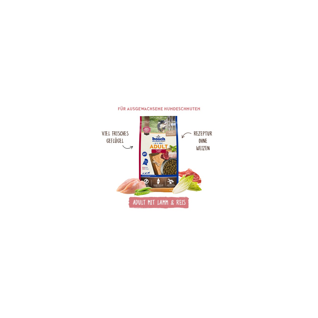 bosch High Premium Concept Adult Lamm & Reis 3 kg