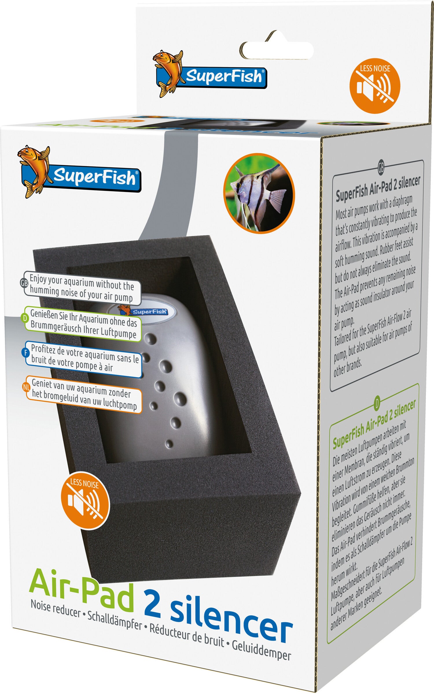SuperFish geluidsdemper Air-Pad 2