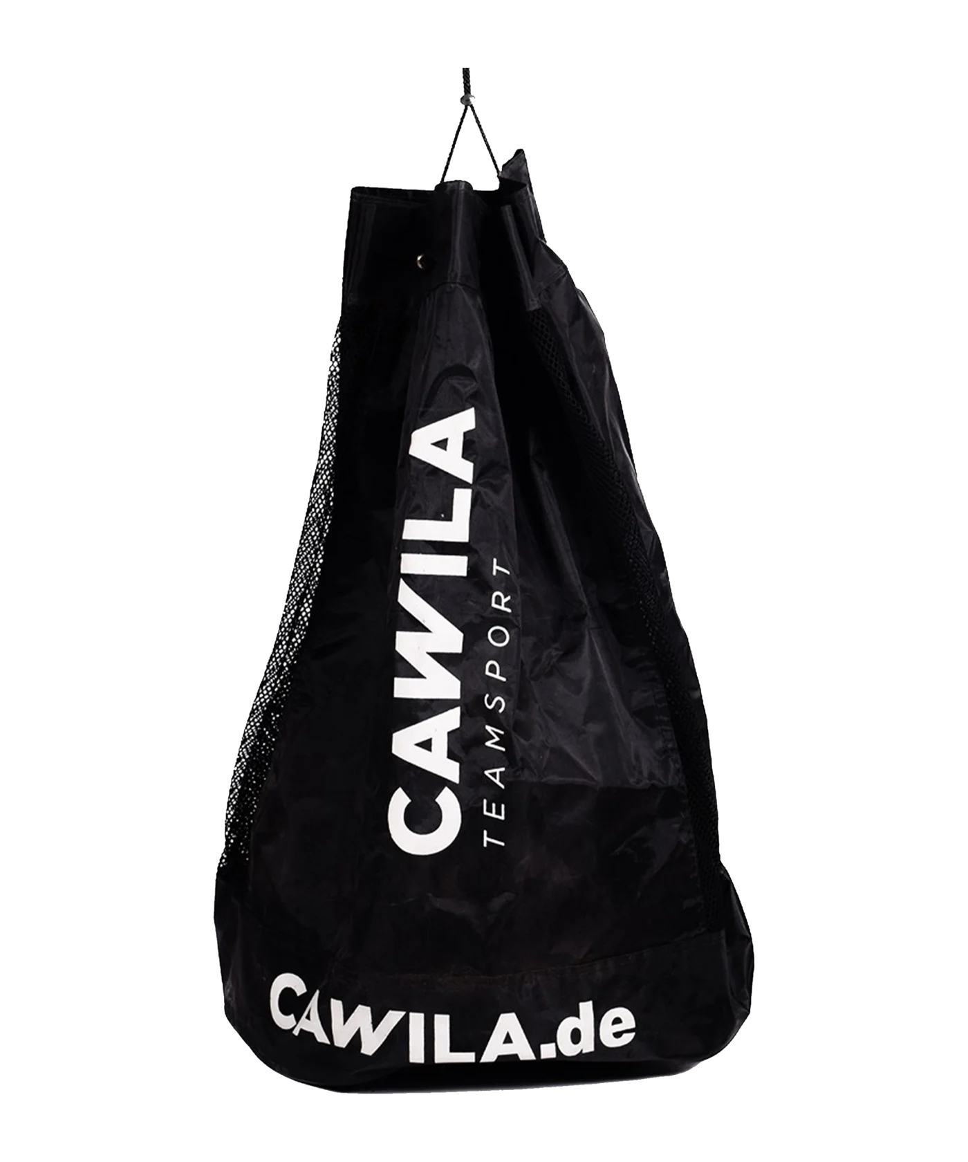 Cawila Ballsack 12 Fussbälle Schwarz