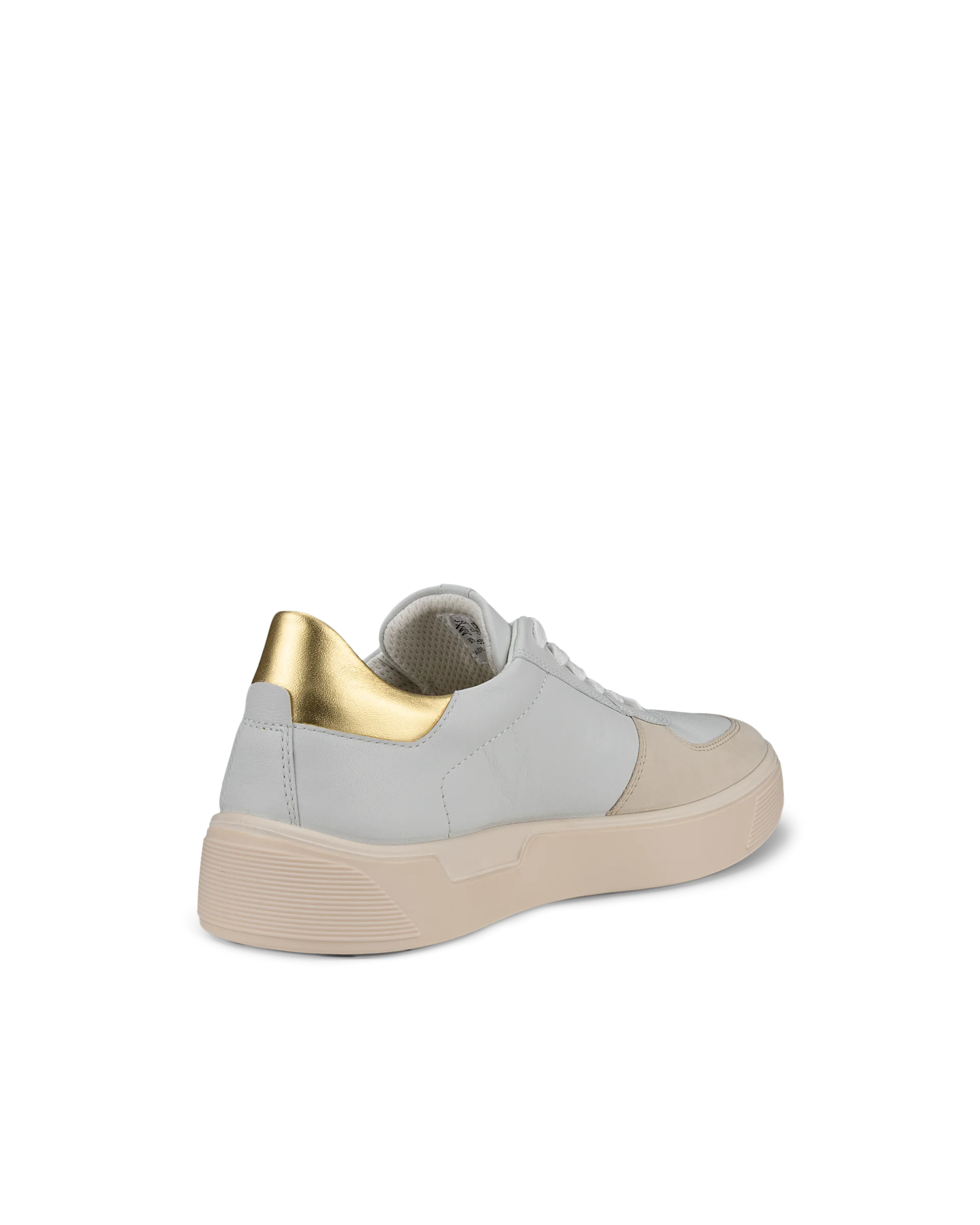 ECCO STREET TRAY W Damen Ledersneaker Beige