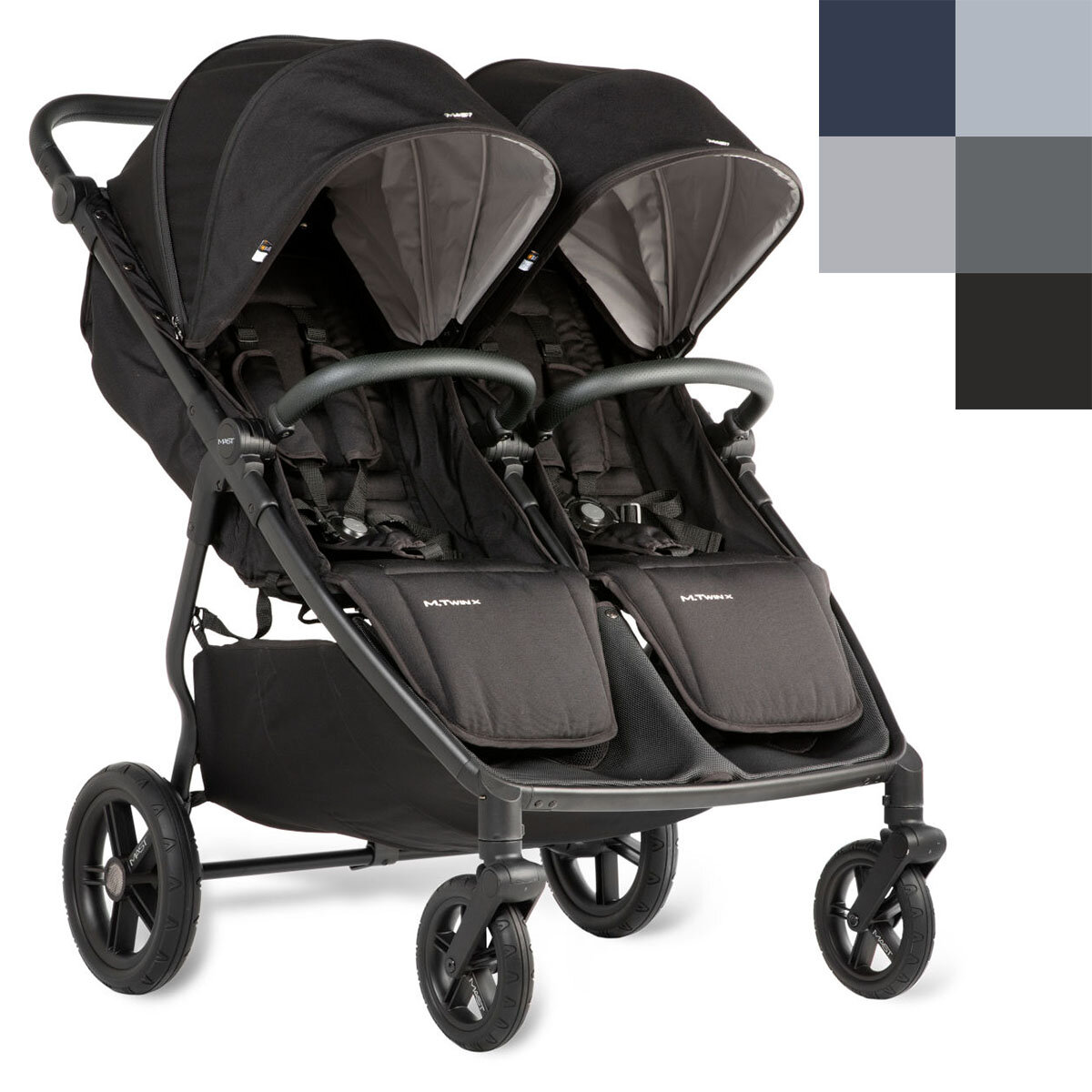 MAST Mast M.Twin x Zwillingswagen mit High Performance Reifen