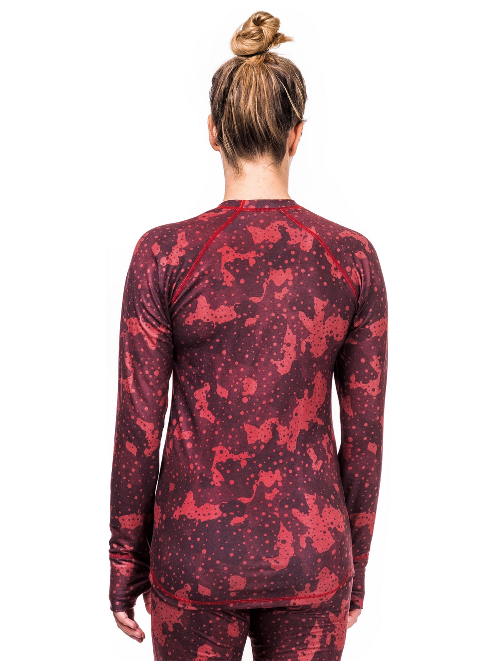Horsefeathers Mirra Base Layer Top strawberry camo