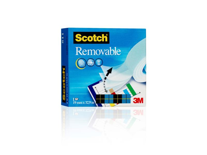 Scotch Klebeband Magic Ablösbar, 19 mm x 33 m Klebeband Scotch Magic ablösbar