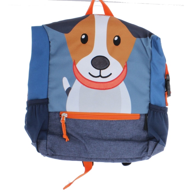 Kinderrucksack Hund - aus Textil - ca. 23/36 x 32 x 10 cm