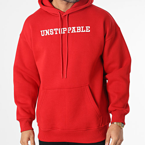 Sweat Capuche 8017 Rouge