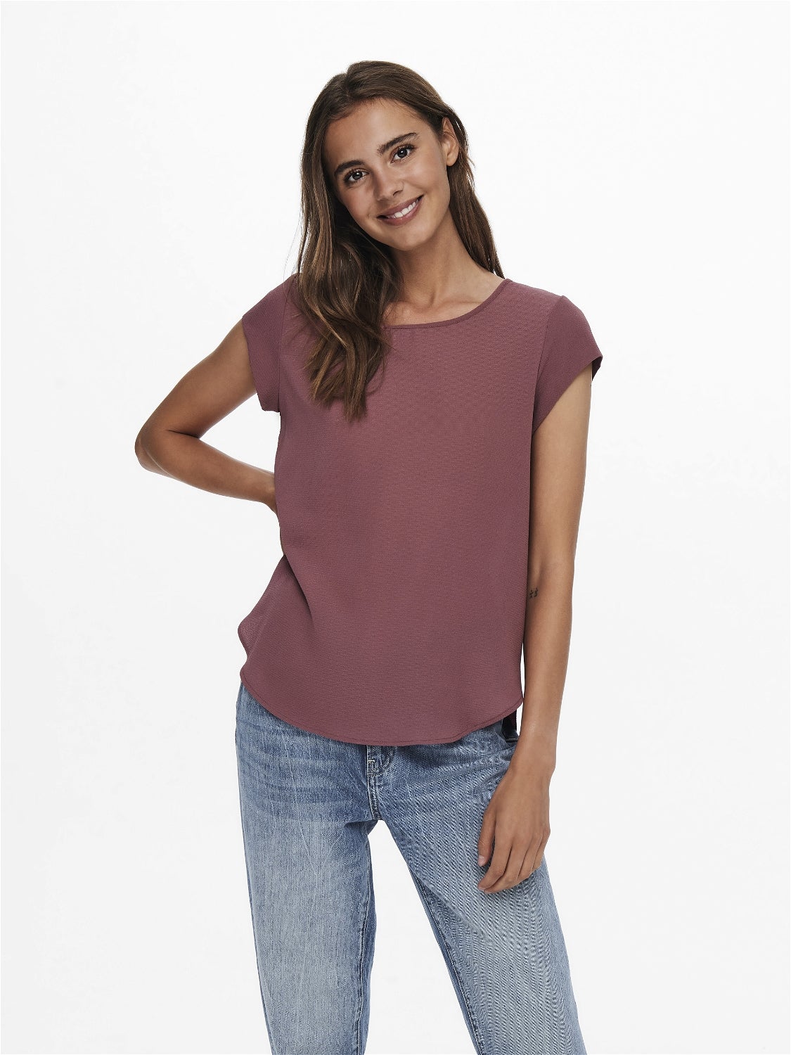 ONLVIC Top Rose Brown