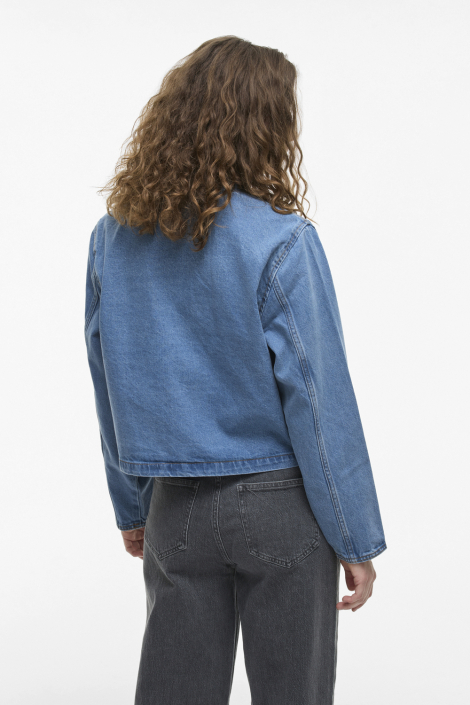 Vila blauwe dames jas