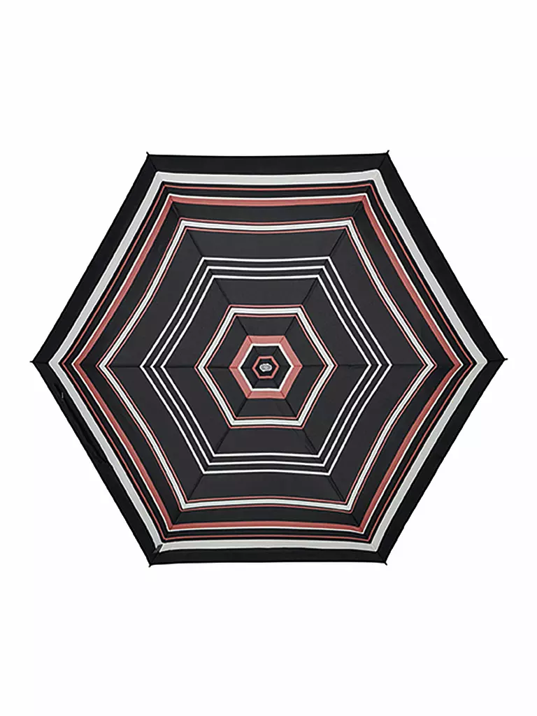 SAMSONITE Regenschirm - Taschenschirm Alu Drop S coral stripes  schwarz