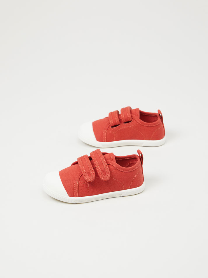 Pantufa de tricô com dedos separados - Azulejo
