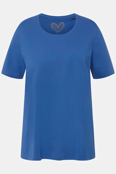 T-Shirt, A-Linie, Rundhalsausschnitt, Halbarm