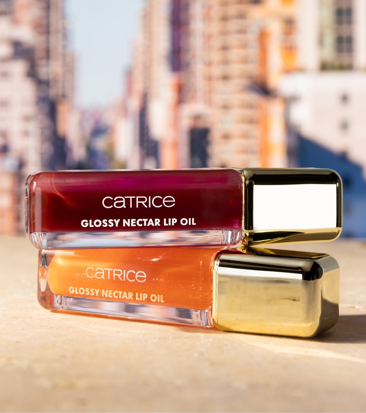 Catrice - *Spring and the City* - Óleo Labial Glossy Nectar - 01: Hello, Lover!