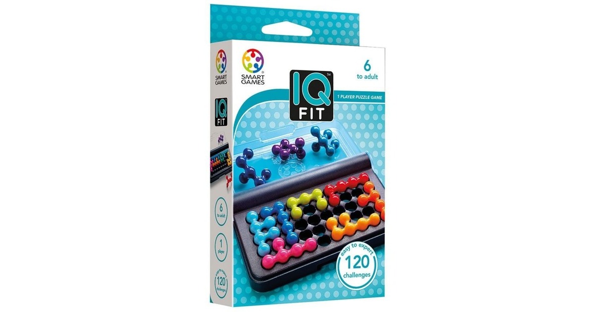SmartGamesIQ Fit Denkspel  (Nederlands, 1 speler, Vanaf 6 jaar, 120 opdrachten)
