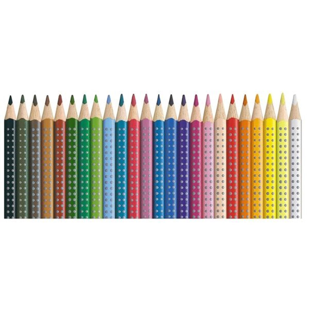 Køb Faber Castell Grip Akvarel 24 Trekants Farveblyanter | Luksusbaby