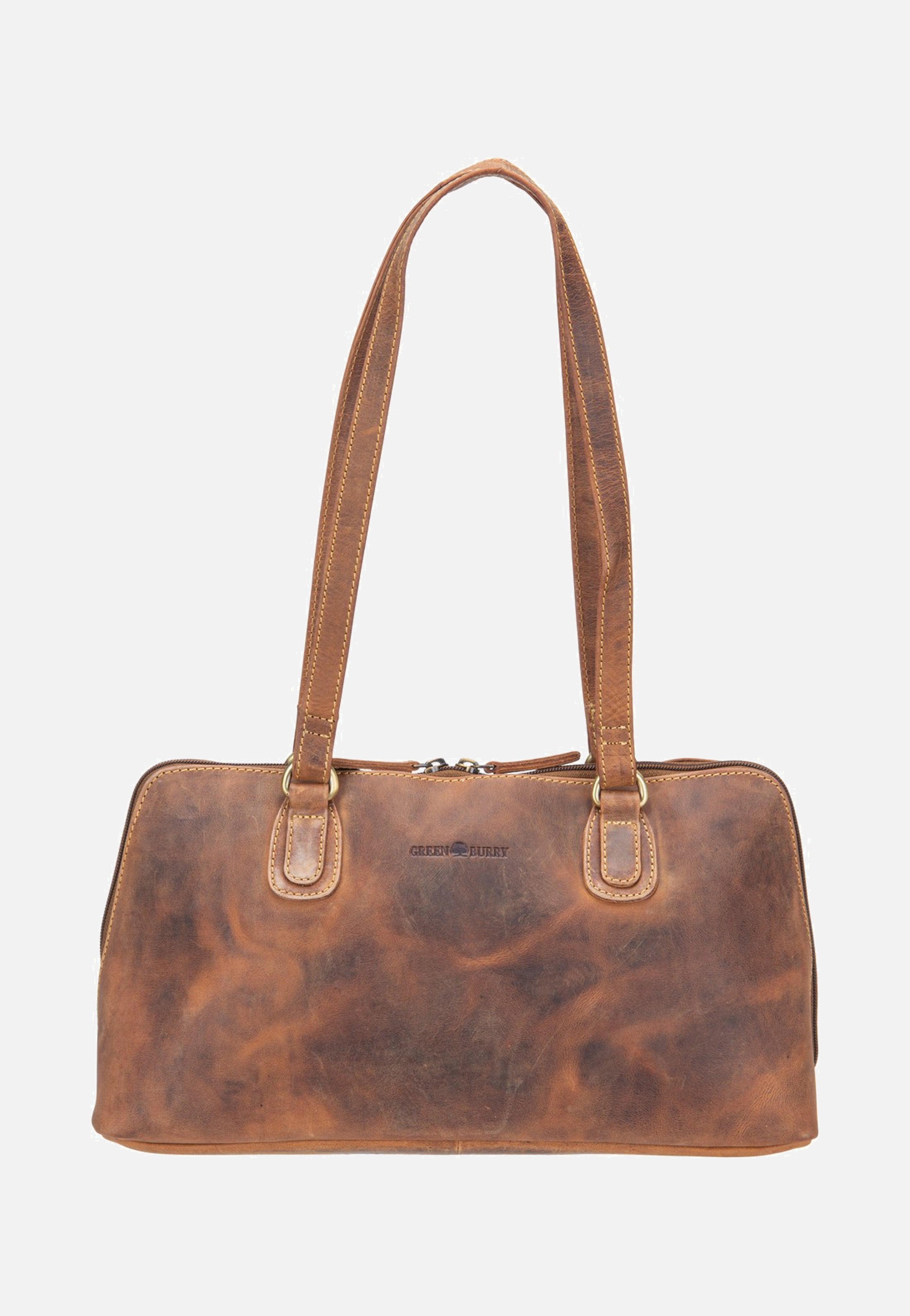Vintage Rv-Shopper Small Sattelbraun - Einkaufstasche