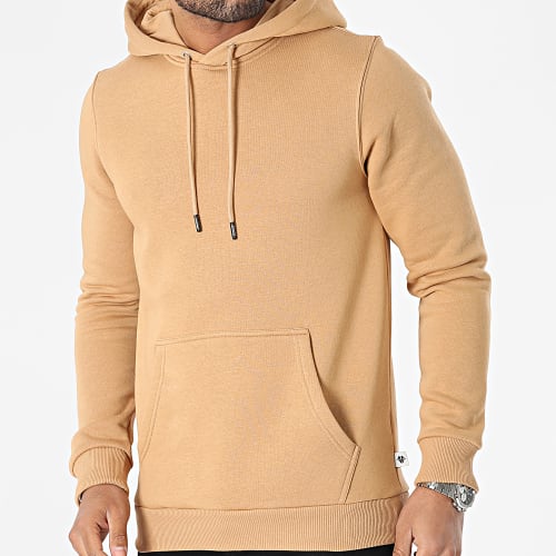 Sweat Capuche Beige Foncé