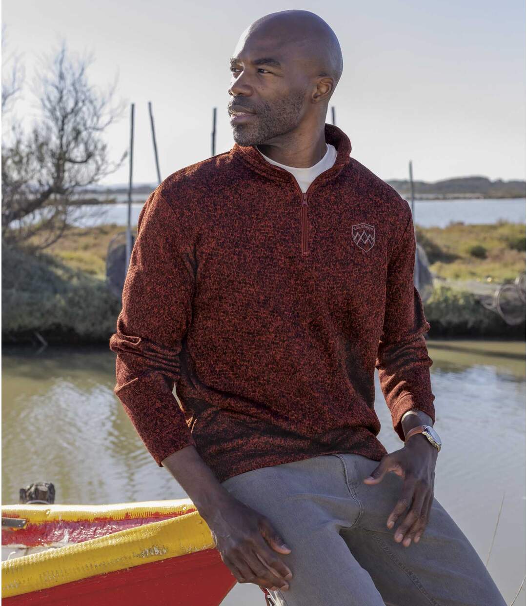 Lot de 2 Sweats Molleton Chinés Colorado