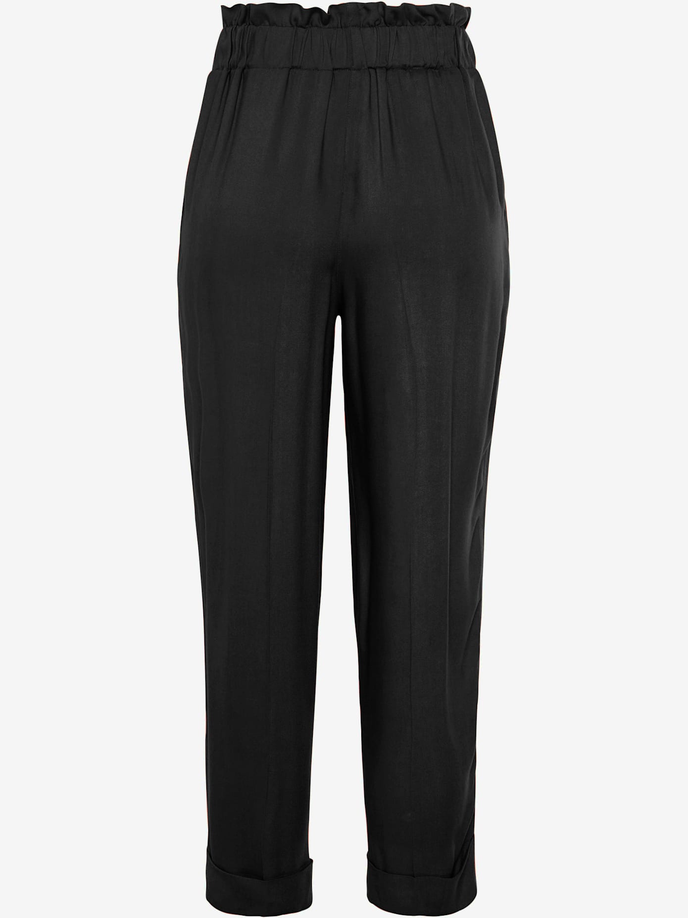 Pantalon paperbag léger avec ceinture élastique