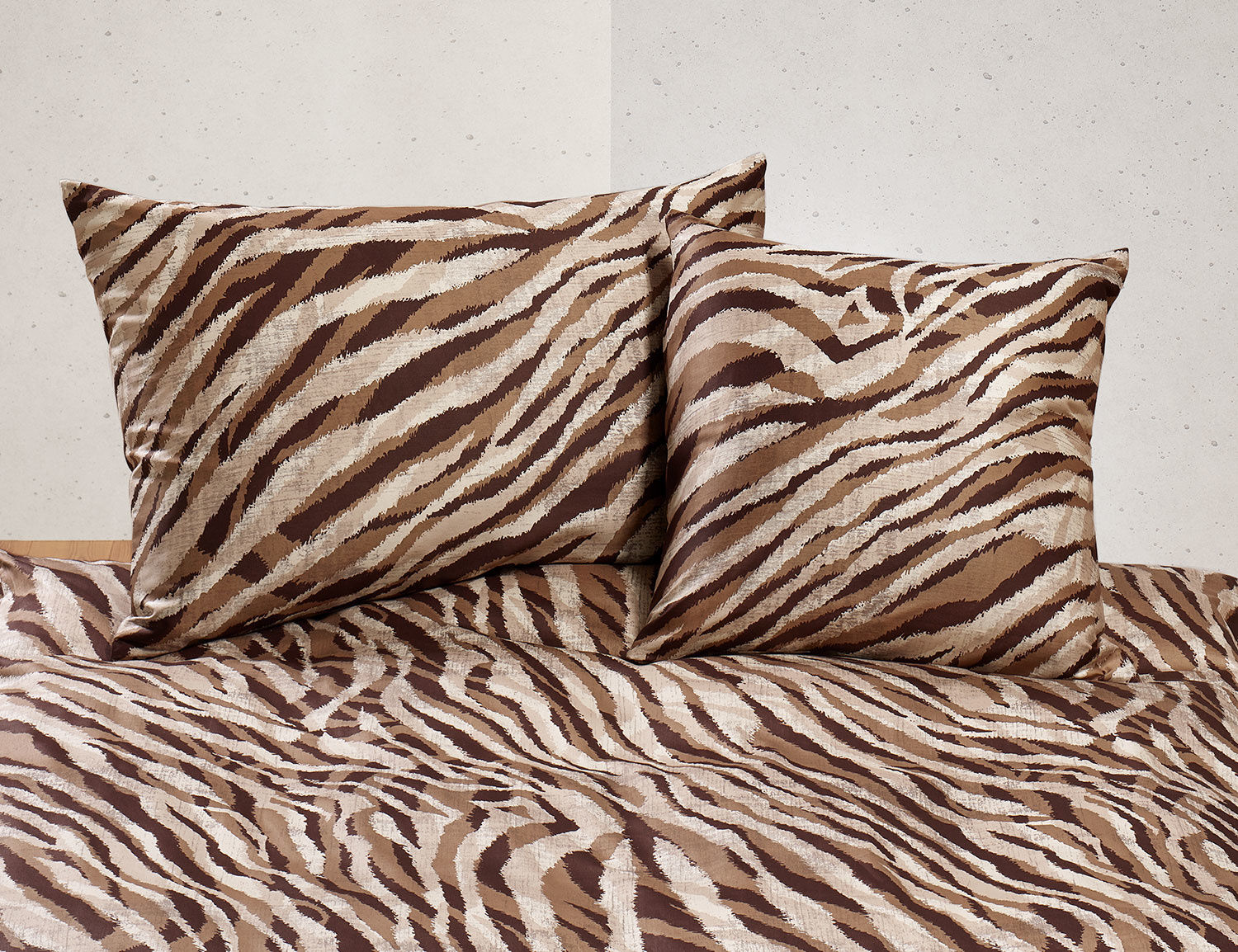 Bettwäsche mit Tigermusterung