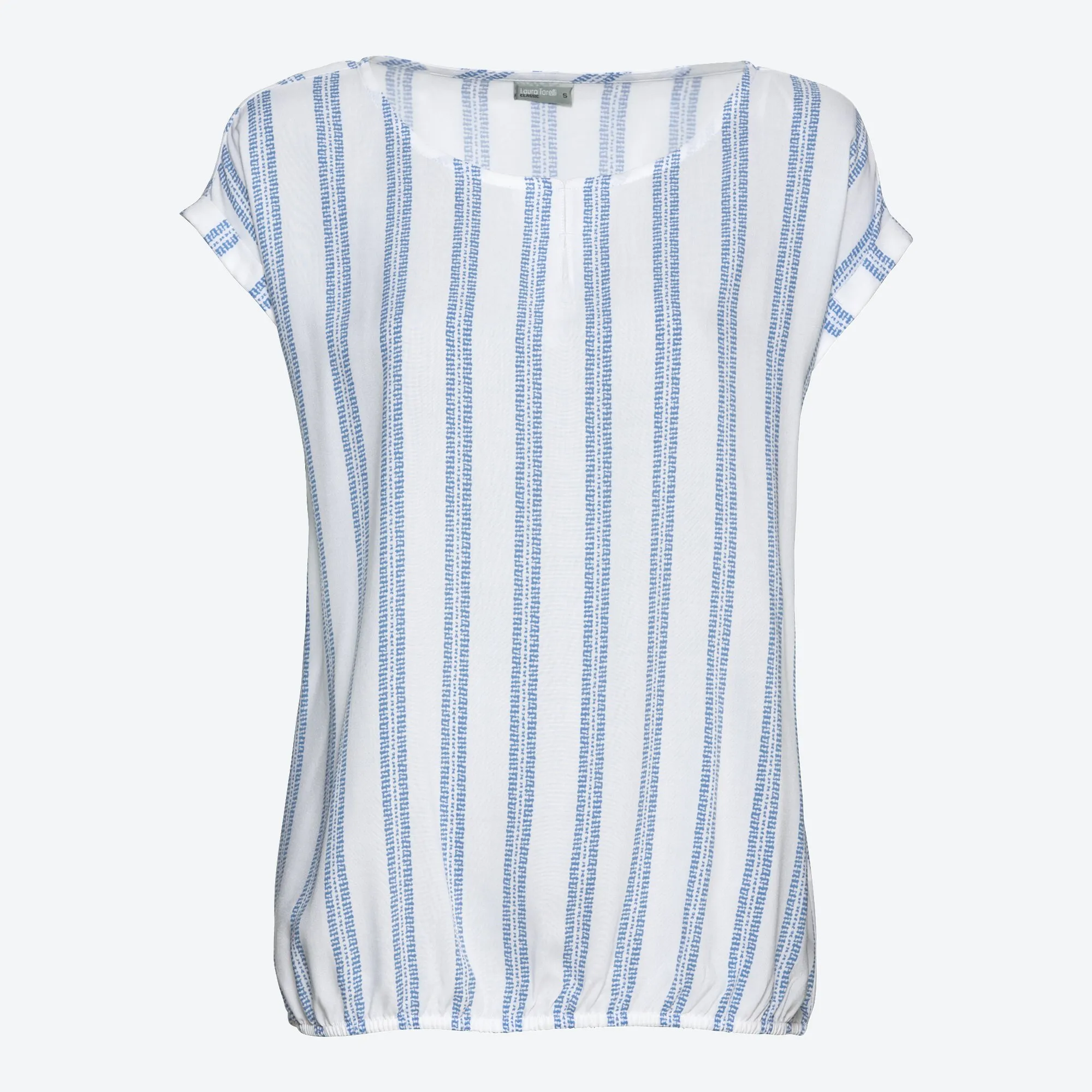Damen-Bluse mit elastischem Saum