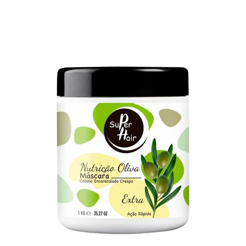 Super Hair Máscara para Cabelo Encaracolado Crespo 1000ml