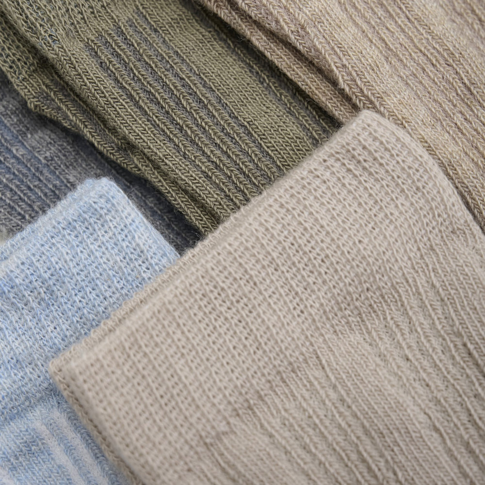 Køb Minymo Winter Sky Strømper Med Strik 5-Pack