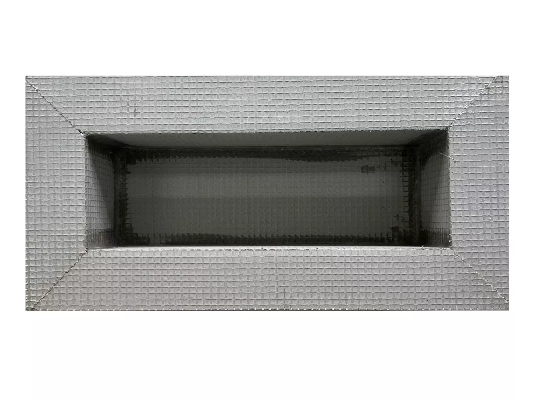 Niche de douche à encastrer et prête à carreler - 40 x 20 cm - KLARA