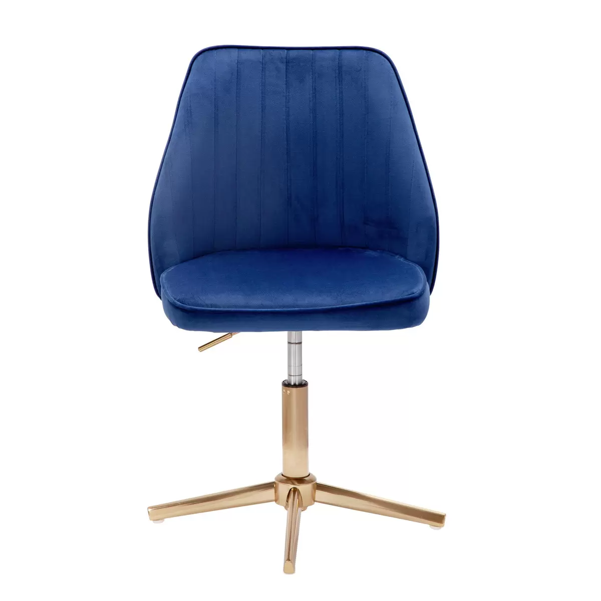 Stuhl Trabes blau,gold