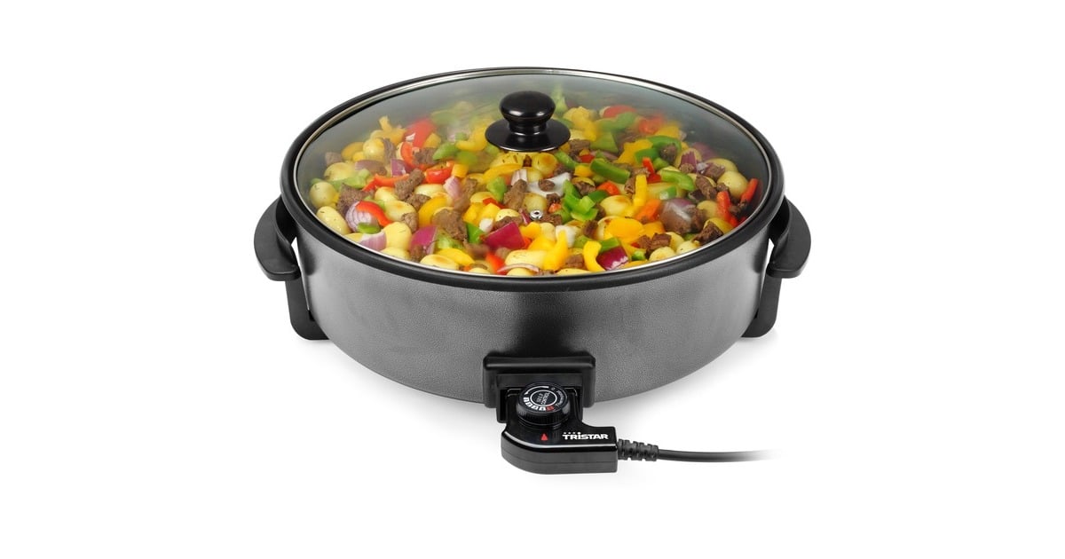 TristarPZ-9145 Multifunctionele hapjespan XXL bak-/braadpan  (Zwart)