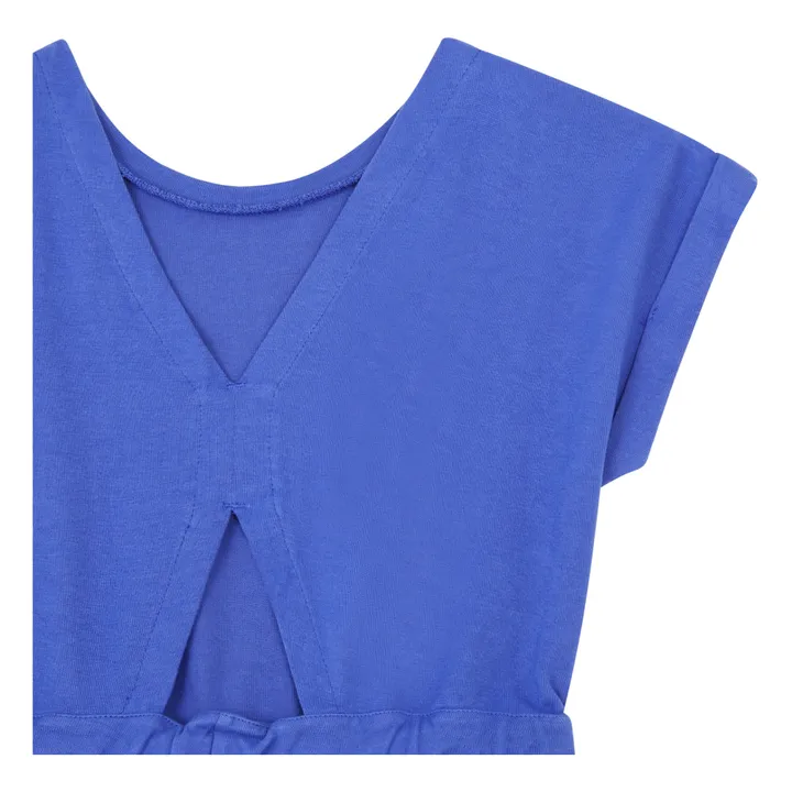 SMALLABLE BASICS Combi-Short Fille Coton Bio | Bleu