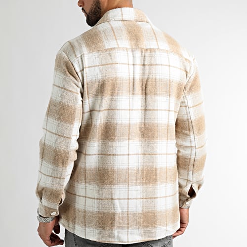 Surchemise A Carreaux 2485 Beige