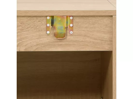 Ensemble de meubles salle de bain 5 pcs chêne bois d'ingénierie