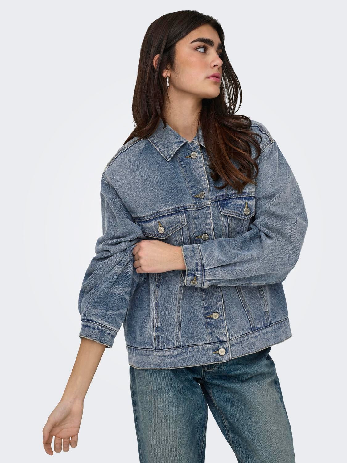 ONLPENNY Jeansjacke Medium Blue Denim