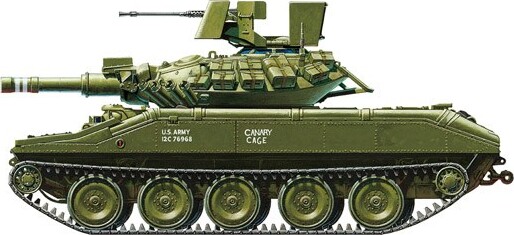 Tamiya - M551 Sheridan Vietnam War Byggesæt - 1:35 - 35365