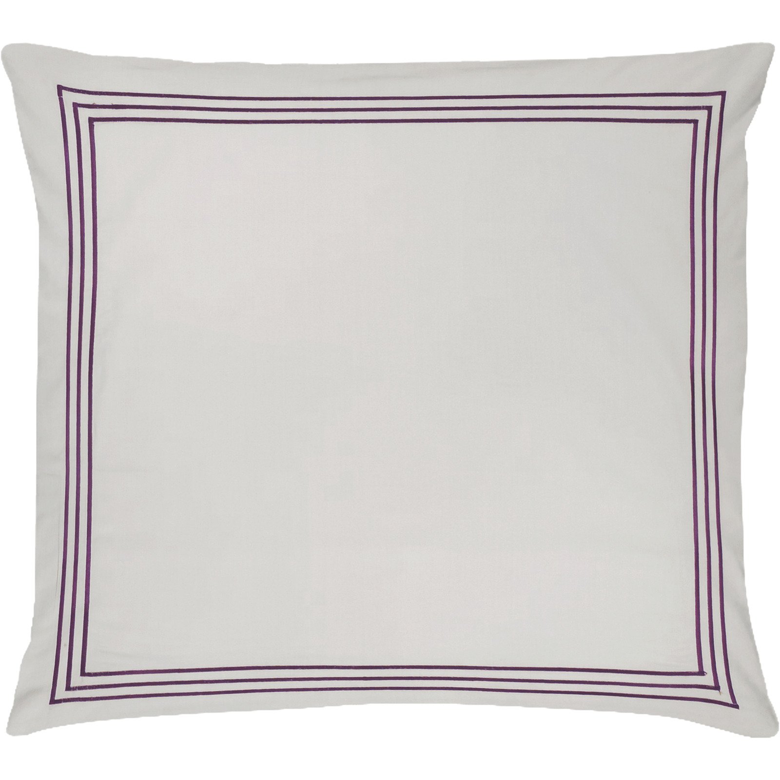 Bettwäsche Satin gestreifte Stickerei uni 240x240 Bettwäsche, beige