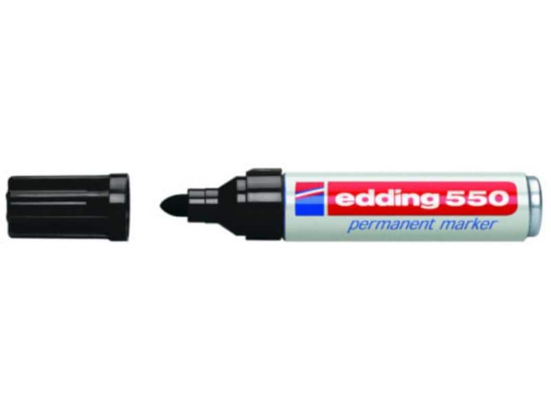 edding Permanent-Marker 550 Schwarz Permanentmarker