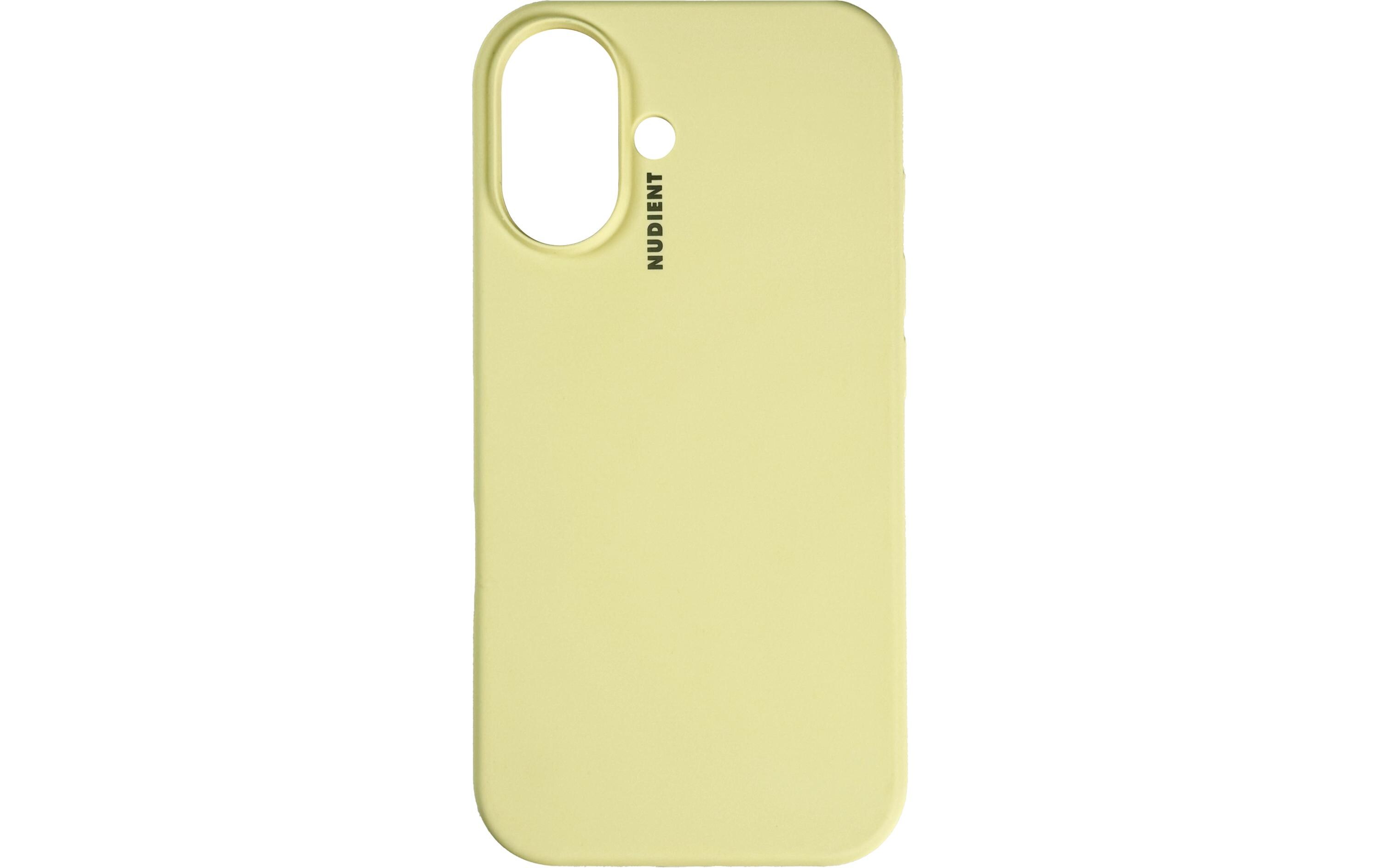 Back Cover Base Case Magsafe iPhone 16 Pale YellowBack-Cover für das Apple iPhone 16