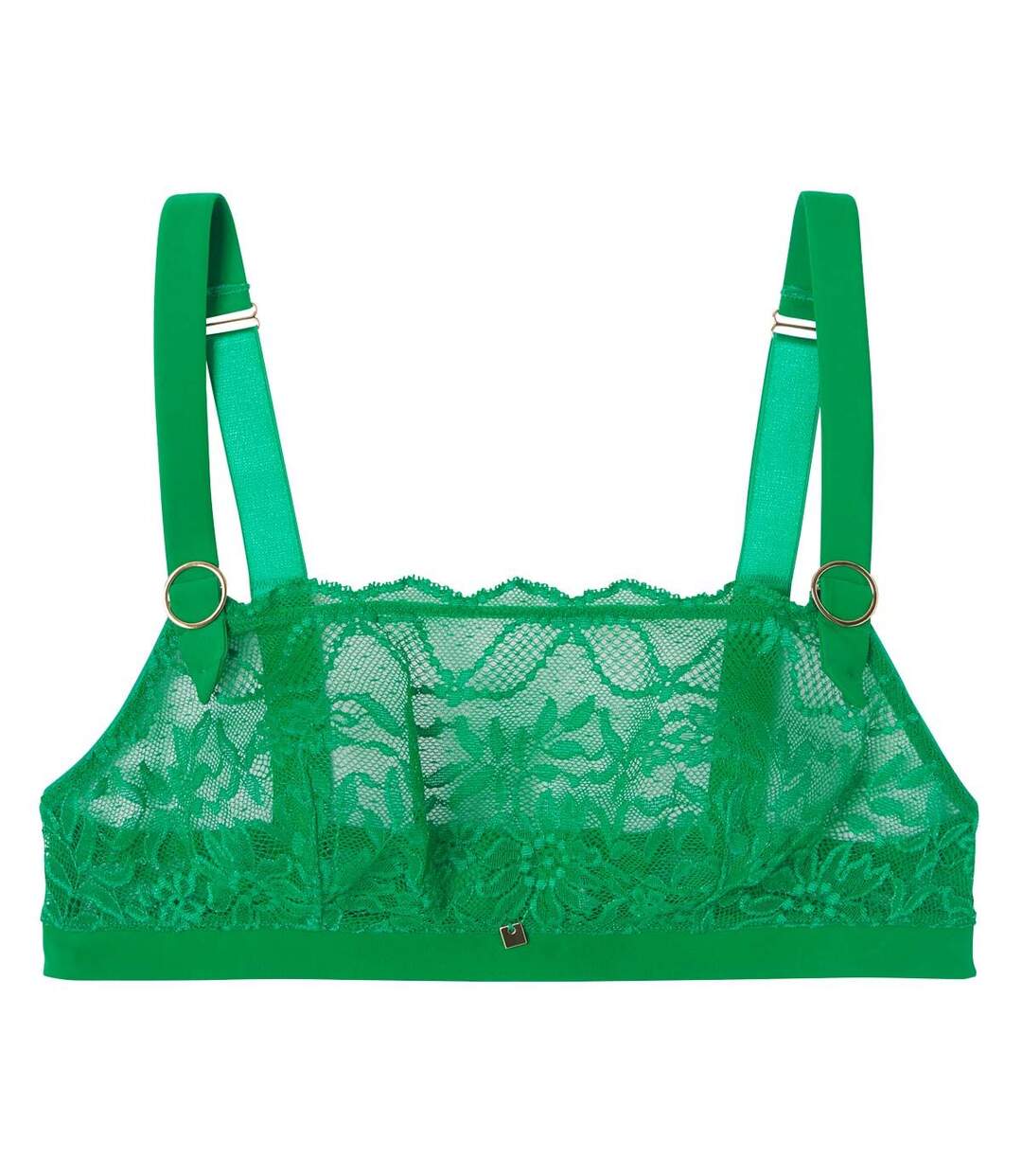 Brassière en dentelle française verte Tokyo
