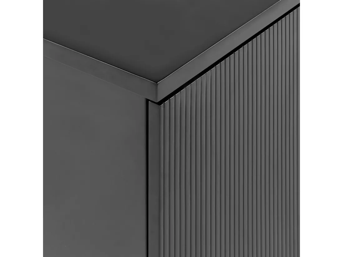 Meuble lavabo mural ALZIRA 100 cm 52 cm 40 cm Noir