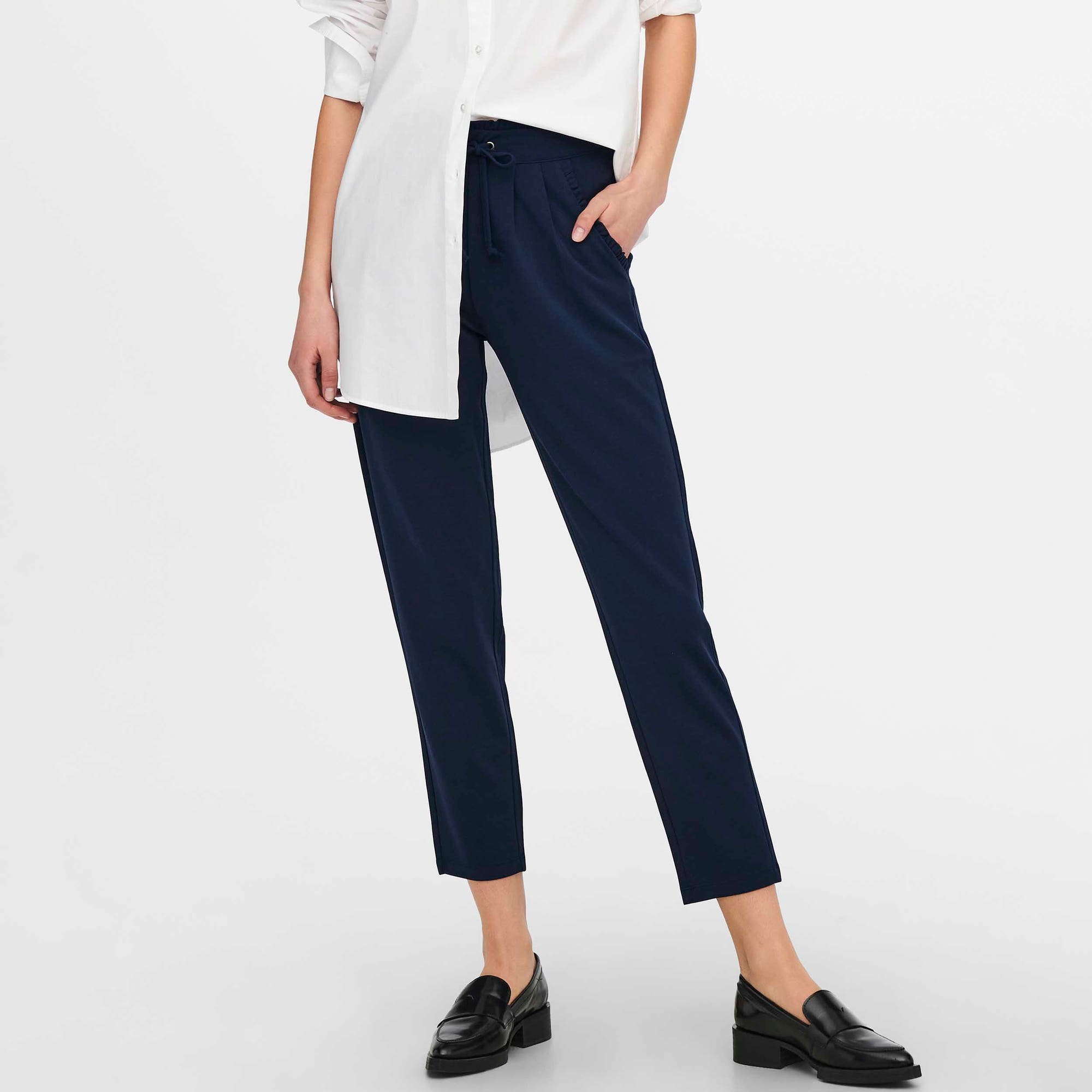 Pantalon Femme bleu marine