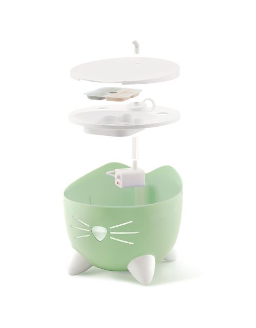 Catit Pixi Fountain - Kattendrinkbak - 20x20x16 cm Groen