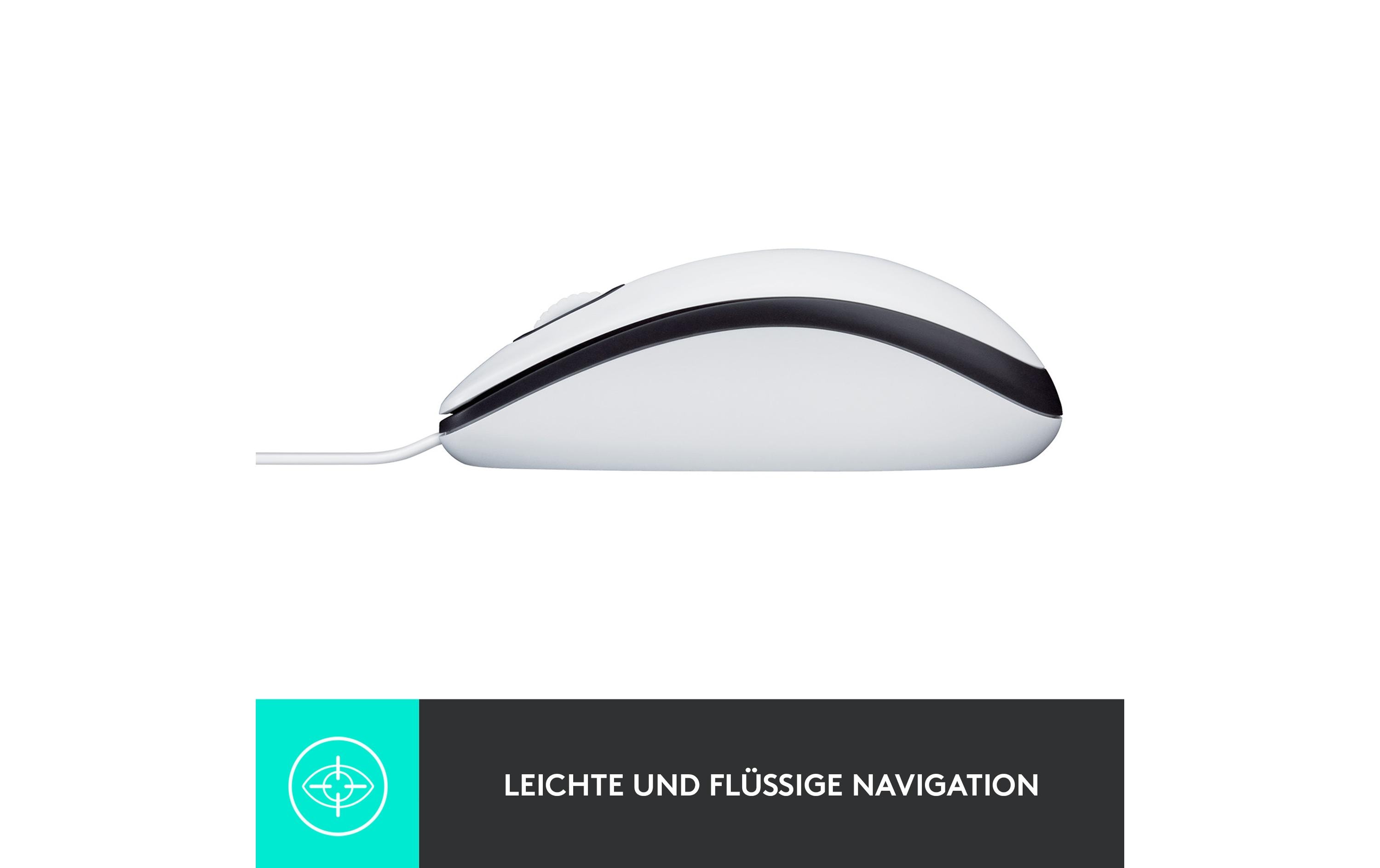 Maus M100 OpticalKabelgebundene optische Maus für PC, Laptop und Mac