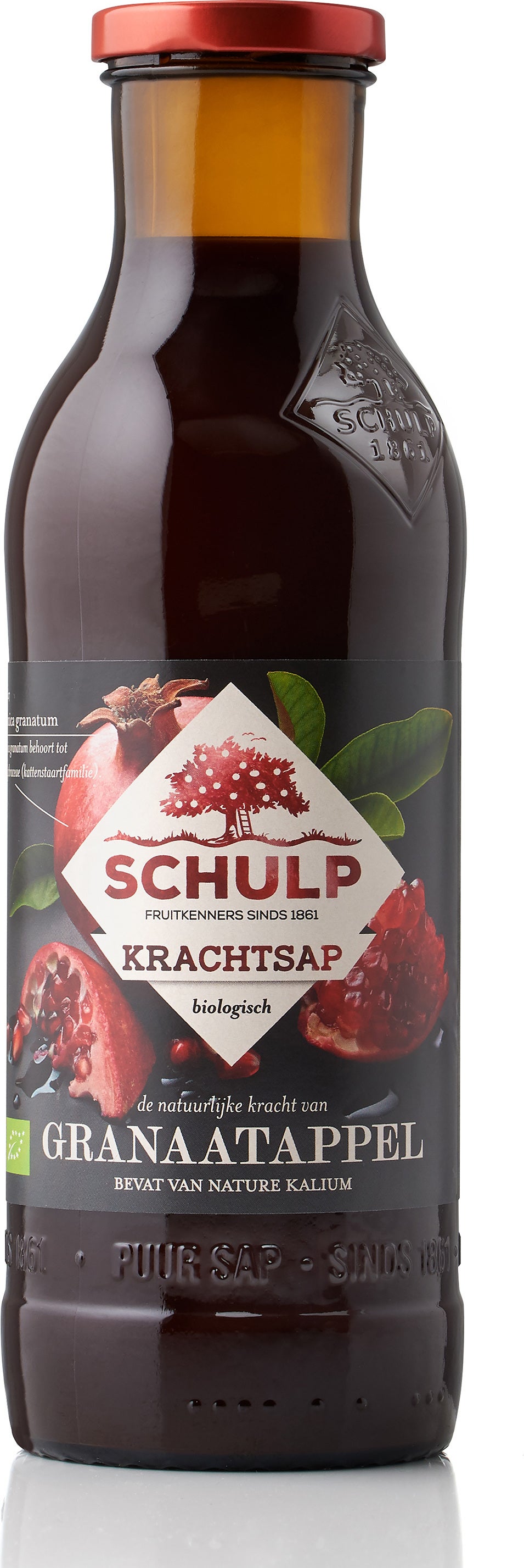 Schulp bio granaatappelsap 750 ml