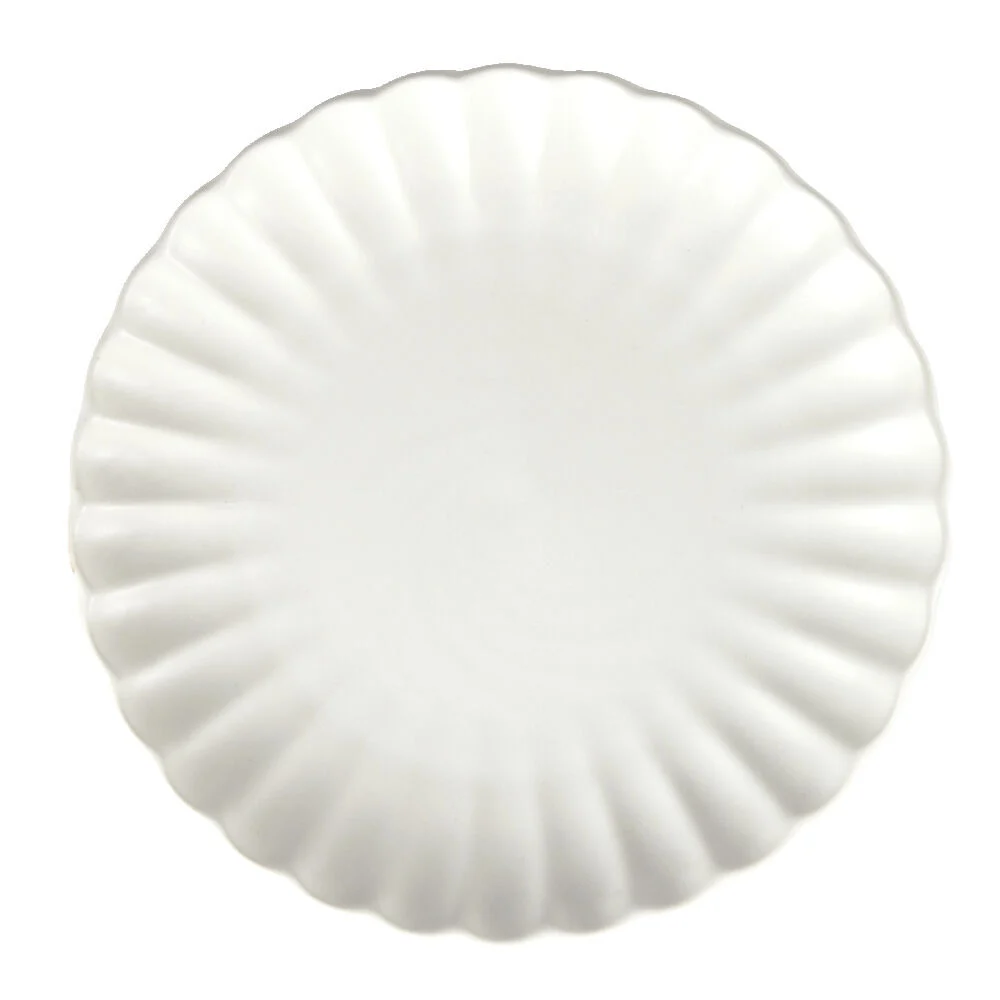 Assiette à dessert Venise en faïence blanche Ø20cm