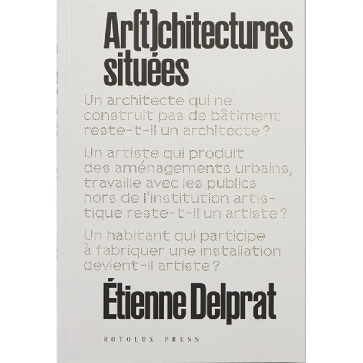 Ar(t)chitectures situées